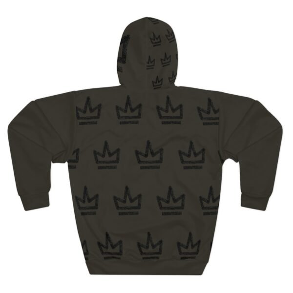 LION the King Hoodie — Black Graphic Pullover with 'KING' Text