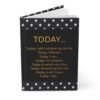 TODAY Affirmations Hardcover Journal — Lined Inspirational Notebook