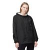 Broken Glass Windbreaker Jacket — "Fractured-Not Broken" Black Shattered Mirror Shell