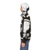 I Choose Me Black & White Grunge Full-Zip Hoodie