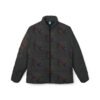 Women’s Floral Portrait Puffer Jacket — "Brown Skinned Girls Beautiful"