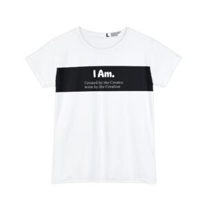 I Am. Women's Inspirational Short Sleeve Shirt — Christian Faith Tee