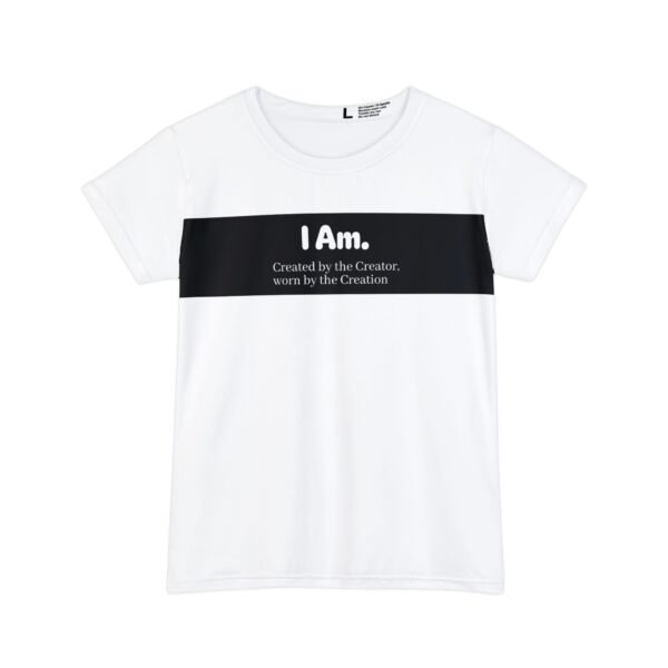 I Am. Women's Inspirational Short Sleeve Shirt — Christian Faith Tee