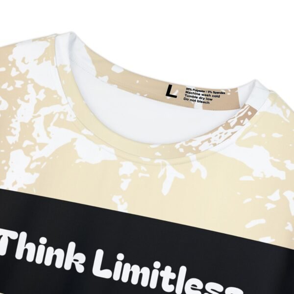 3347387757586264364_2048.jpeg Think Limitless Marble Beige Motivational Women's Shirt