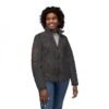 Women’s Floral Portrait Puffer Jacket — "Brown Skinned Girls Beautiful"