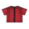 Breakdance Silhouette Crop Tee — Red Street Dance Graphic