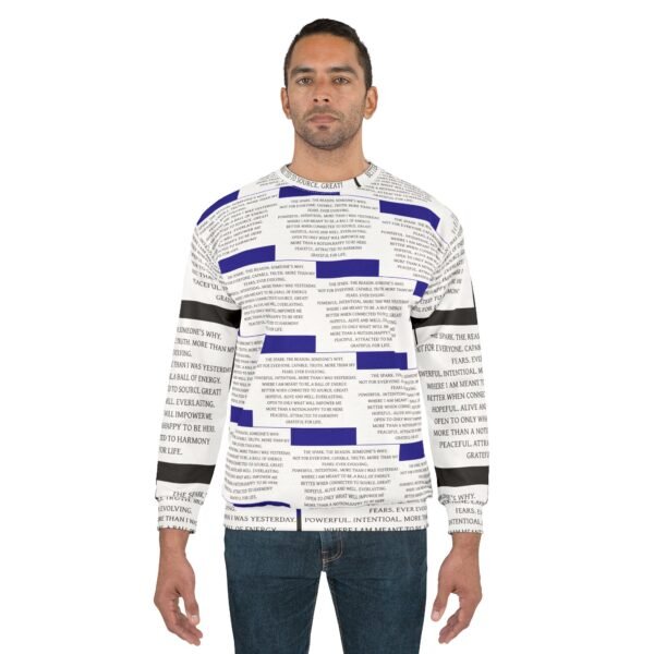'I Am Everything' Text-Block All-Over Print Sweatshirt